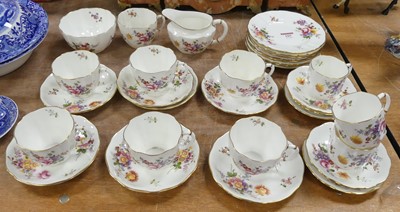 Lot 185 - A Royal Crown Derby Derby Posies pattern part...