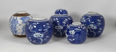 Lot 221 - A Chinese porcelain ginger jar and cover,...