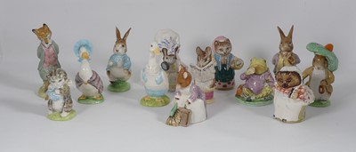 Lot 222 - A collection of Beswick Beatrix Potter figures,...