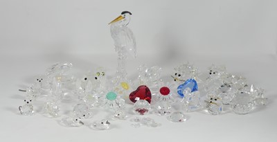 Lot 226 - A Swarovski crystal figure of a heron,...