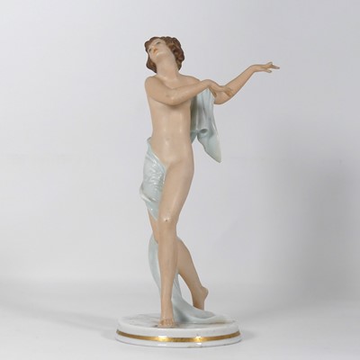 Lot 241 - A Rosenthal porcelain figure of a nude woman,...