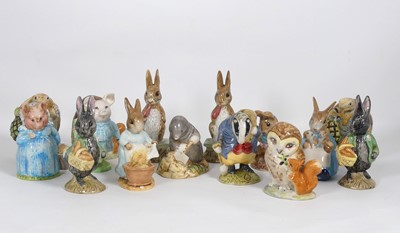 Lot 259 - A collection of Beswick Beatrix Potter figures,...