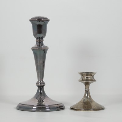 Lot 277 - An Elizabeth II silver table candlestick,...