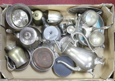 Lot 298 - A collection of silver plated wares to include...