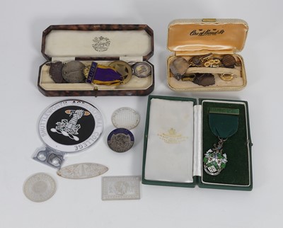 Lot 347 - A collection of various silver and enamel...