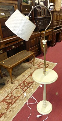 Lot 1178 - A contemporary cream painted and brushed brass...