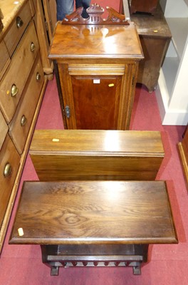 Lot 1213 - Occasional furniture to include; an Edwardian...