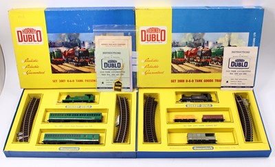 Lot 267 - Two Hornby-Dublo 2-rail Tank 0-6-0 sets:...