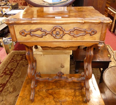 Lot 1229 - A mid-19th century French figured walnut...