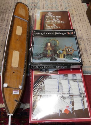 Lot 1516 - A Cutty Sark No. 56 wooden boat kit set...