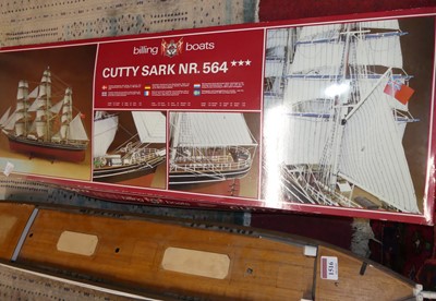 Lot 1516 - A Cutty Sark No. 56 wooden boat kit set...
