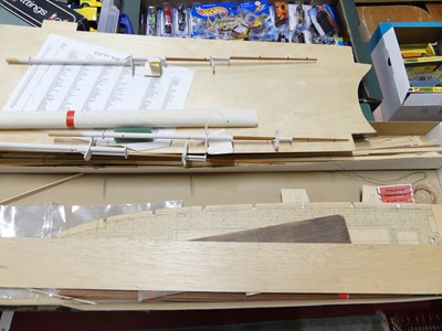 Lot 1516 - A Cutty Sark No. 56 wooden boat kit set...