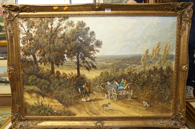 Lot 1009 - John Ginnell (1900-1980)- Top of the Hill, oil...