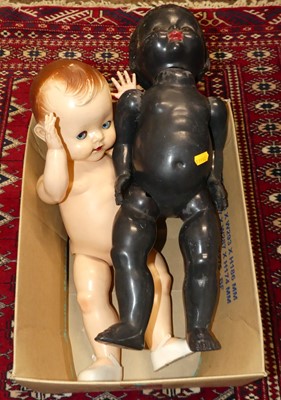 Lot 1606 - A Pedigree group of two plastic baby dolls