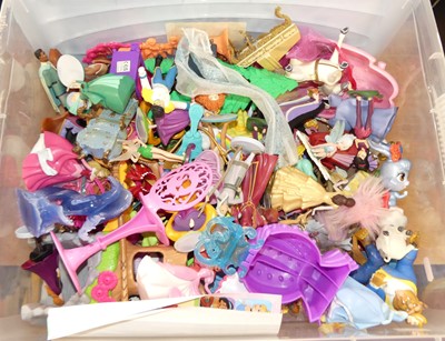 Lot 1633 - A box of Disney related children's plastic...