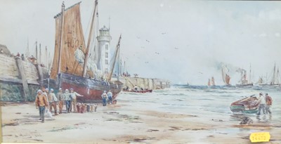 Lot 1025 - Thomas Bush Hardy (1842-1897) - Fishing boats...