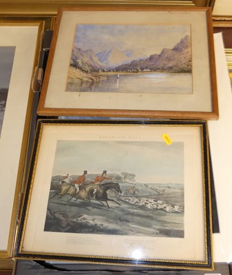 Lot 1038 - A box of assorted pictures and prints to...