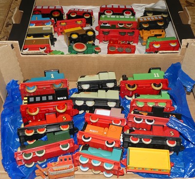 Lot 1573 - Two trays of Thomas the Tank Engine modern...