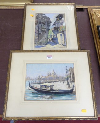 Lot 1041 - Barry Browne - Venice, pastel, 20 x 27cm;...