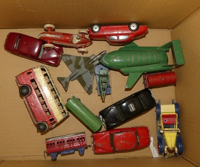 Lot 1589 - A small collection of loose & playworn diecast...