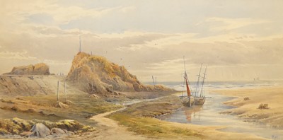 Lot 1054 - Herbert Ch*** - Looe, Cornwall, watercolour,...