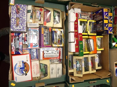 Lot 1618 - 2 trays of boxed modern issue diecast to...