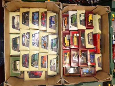 Lot 1623 - Two trays of Matchbox MOY boxed modern issue...