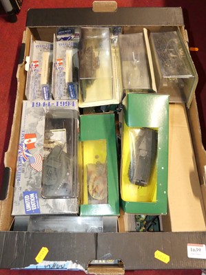 Lot 1639 - A tray of loose & boxed various diecast to...