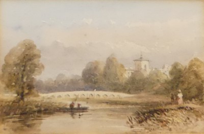 Lot 1095 - David Cox Snr (1783-1859) - Walton Bridge,...