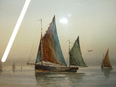 Lot 1107 - Stanley Forbes - Boats on the calm,...