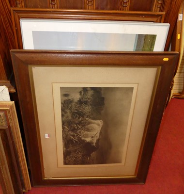 Lot 1109 - A Victorian monochrome engraving of Highland...