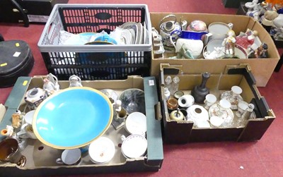 Lot 700 - Four boxes of ceramics to include a Sevres...