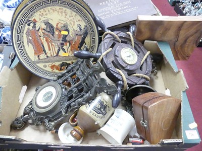 Lot 726 - Miscellaneous items to include a brass mantel...