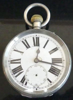 Lot 478 - The Atlas Watch - a gent's nickel cased...