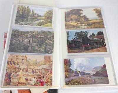 Lot 551 - An album of vintage postcards and various...