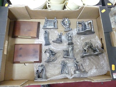 Lot 584 - A collection of Fantasy and Legend pewter figures