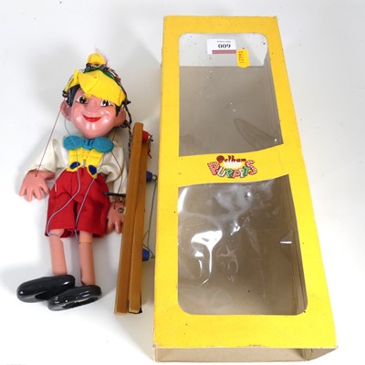 Lot 600 - A Pelham Puppet, model SL7 Pinocchio, boxed