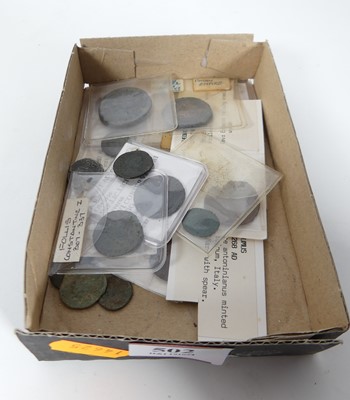 Lot 502 - A collection of mainly ancient Roman coins, to...