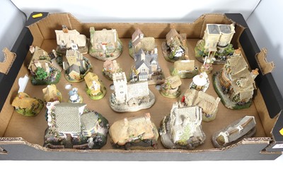 Lot 611 - A collection of Lilliput Lane resin models of...