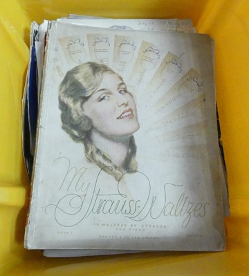 Lot 652 - A collection of vintage sheet music