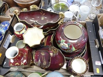 Lot 641 - A collection of Carltonware Rouge Royale...