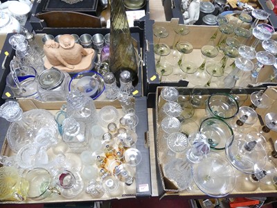 Lot 647 - Four boxes of  various glassware to include a...