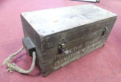 Lot 668 - A vintage wooden case inscribed Predictor...