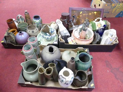 Lot 669 - A collection of studio pottery together with...