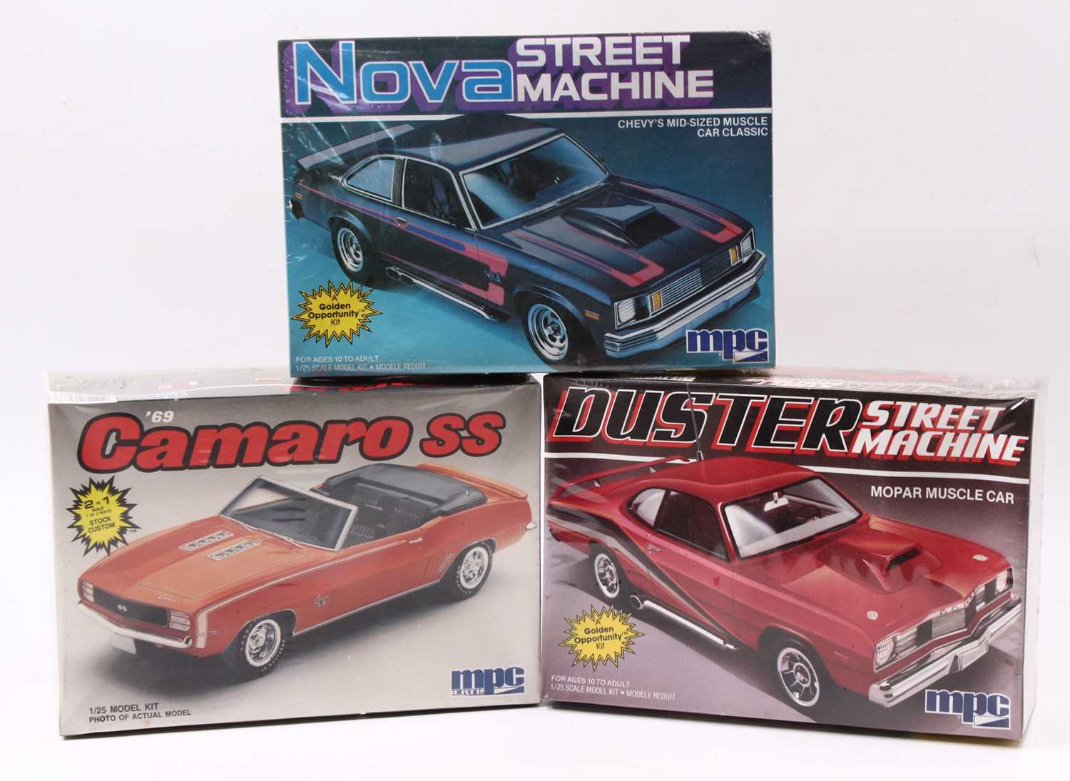 Lot 1589 - M.P.C 1.25 scale Muscle Cars, 6283 1969 Chevy...