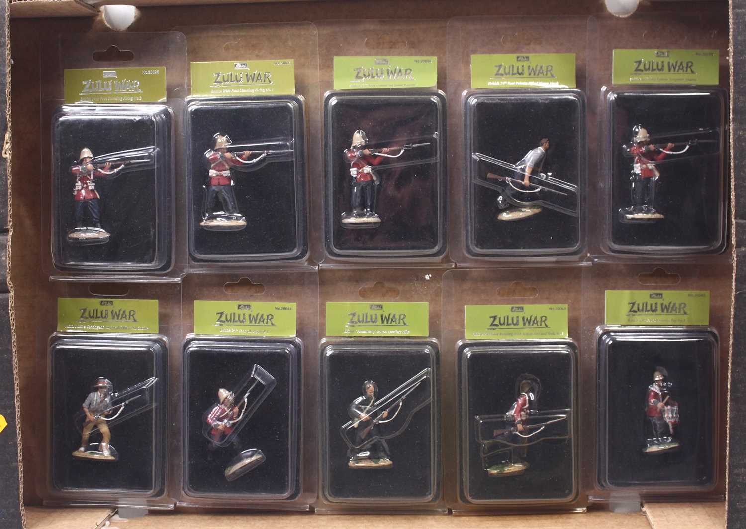 Lot 1952 - Britains Zulu War series 10 various figures,...