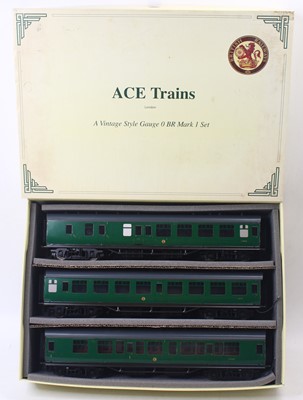 Lot 208 - ACE Trains 0 gauge 3 coach set of BR mk 1...