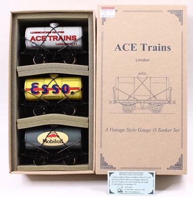 Lot 226 - ACE Trains 0 gauge triple tanker set 1...