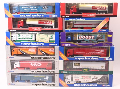 Lot 960 - A Corgi mostly Superhaulers group of 12 boxed...