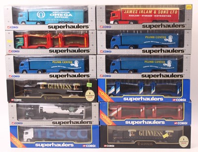 Lot 959 - A Corgi mostly Superhaulers group of 12 boxed...